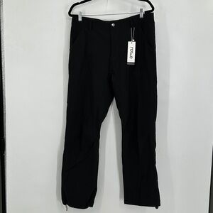 NONWE Pants Black NWT Size XL Drawstring Hem